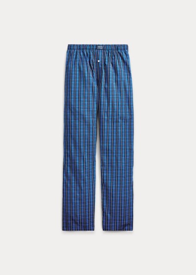 Calças Polo Ralph Lauren Plaid Woven Algodão Homem 74328-QZMN